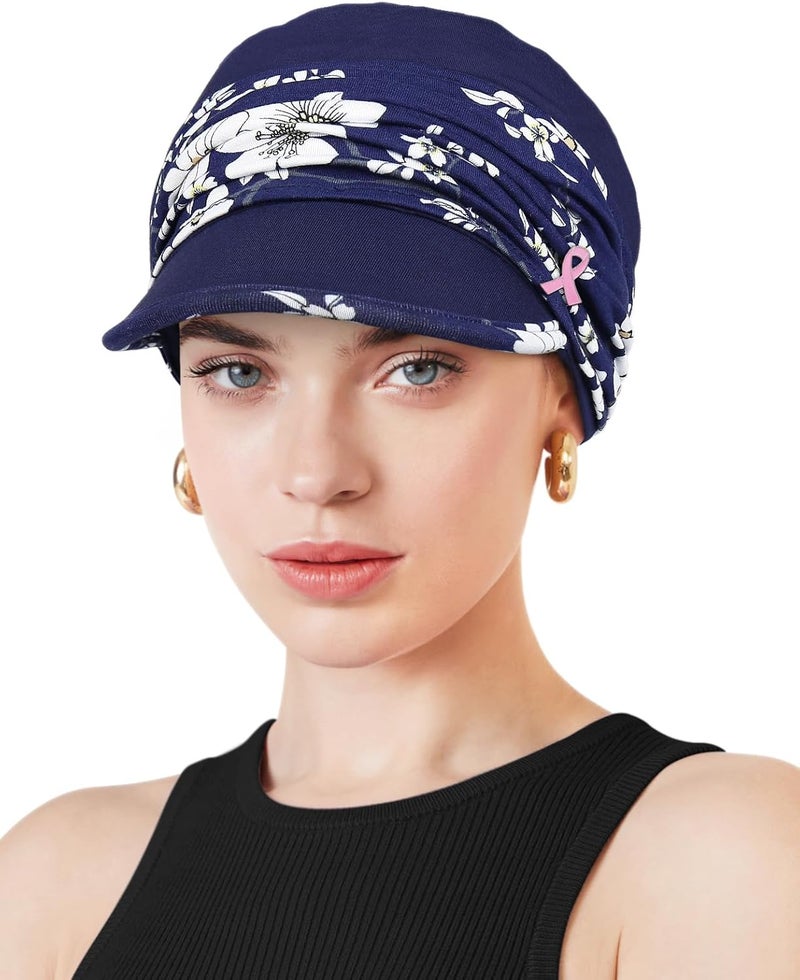 Awefeel Chemo Headwear Viscose Newsboy Cap for Women Fall and Winter Hats - Image 1